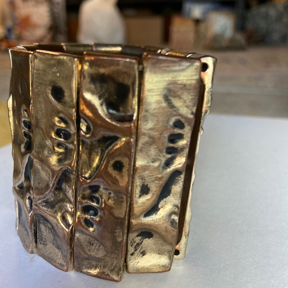 Vintage Metal Panel Bracelet